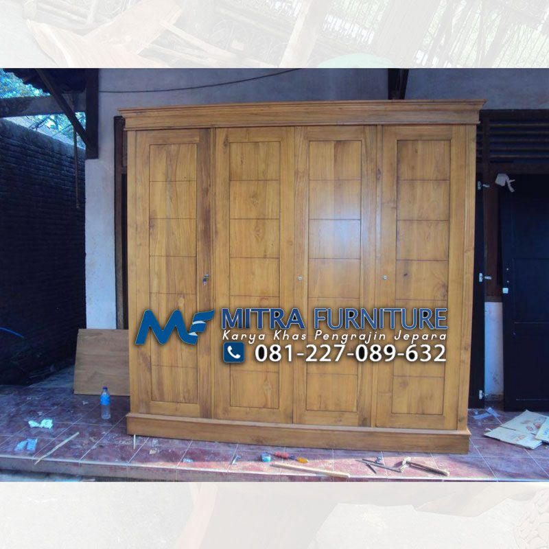 Lemari Pakaian 4 Pintu di www mitrafurniture co id bnk  Lemari Pakaian 4 Pintu di www mitrafurniture co id bnk