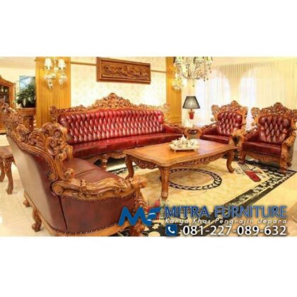 Sofa tamu set ganesa royal