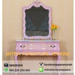 Tolet Meja Rias Minimalis Model Shaby
