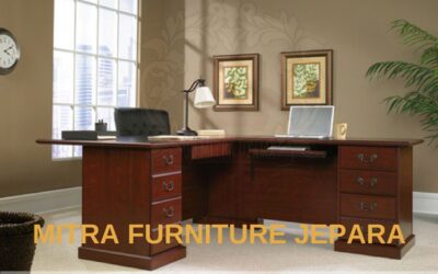 Meja Kantor Kayu Minimalis Model Terbaru
