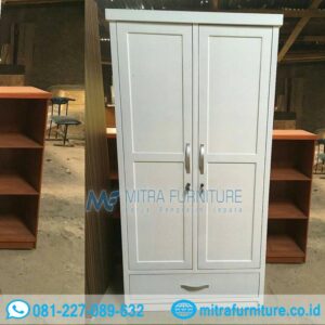 Lemari Baju Minimalis 2 Pintu