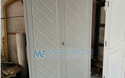 Lemari Pakaian 2 Pintu Warna Putih
