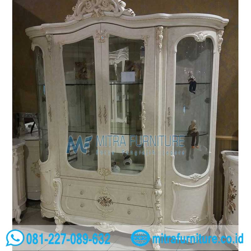 Lemari  Hias  Mewah  Ukir Jepara  Terbaru Harga Murah Mebel Jepara   Lemari  Hias  Mewah  Ukir Jepara  Terbaru Harga Murah Mebel Jepara