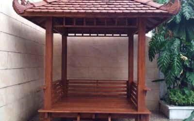 Gazebo Taman Jati Terbaru