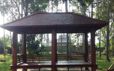 Gazebo Panggung Jati Minimalis