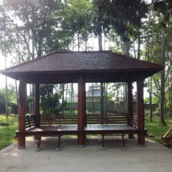 Gazebo Panggung Jati Minimalis