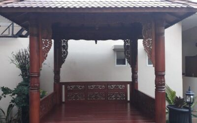Gazebo Taman Ukir Klasik Jepara