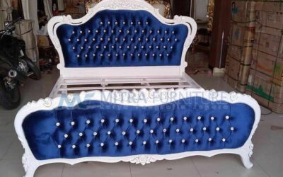 Tempat Tidur Mewah Duco Jok Biru