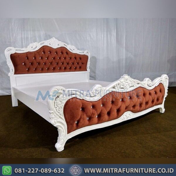 Tempat Tidur Mewah Duco Jok Brown