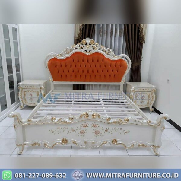 Tempat Tidur Mewah Jok Orange Duco - Image 2