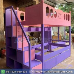 Tempat Tidur Tingkat Anak Laci