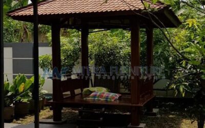 Gazebo Jati Jepara Minimalis Terlaris