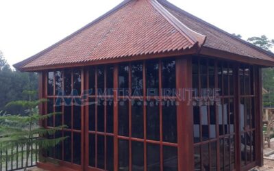 Gazebo Mushola Kayu Glugu 3X4 Meter