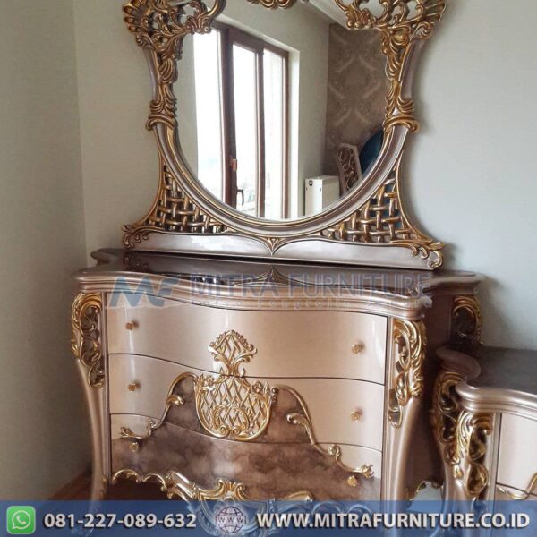 Kamar Tidur Set Mewah Jati - Image 3