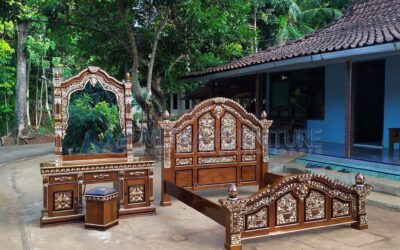 Kamar Tidur Mewah Set Jati