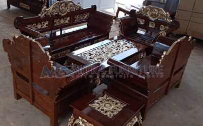 Kursi Tamu Jati Minimalis Kepang