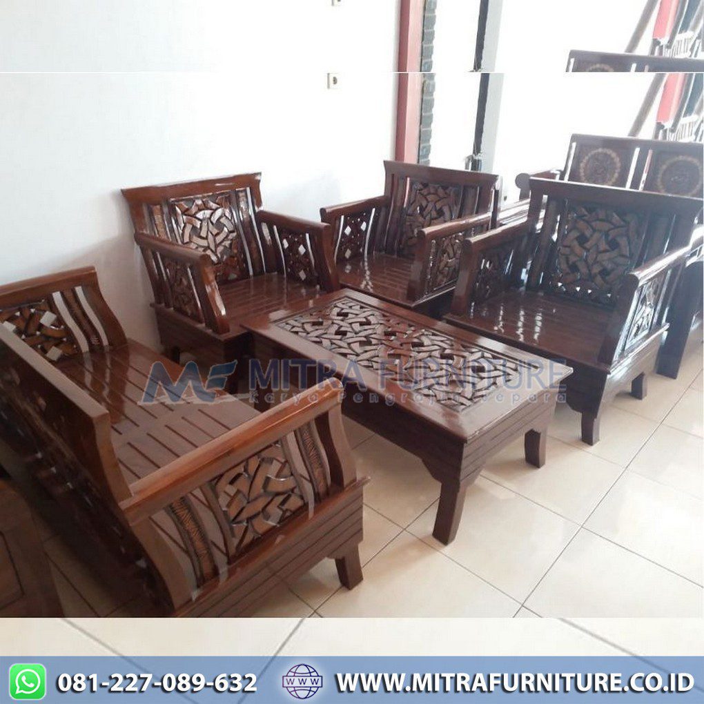 Kursi Tamu Minimalis Jati Model Terbaru