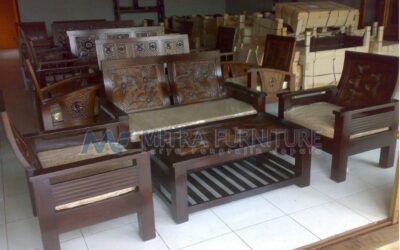 Kursi Tamu Minimalis Jati Ukir Simple