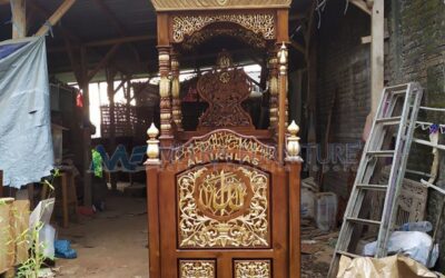 Mimbar Masjid Minimalis Klasik