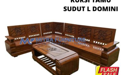 Kursi Tamu Sudut Jati Terbaru Domini
