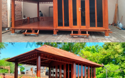 Gazebo Kayu Minimalis Mushola 4×6 Meter