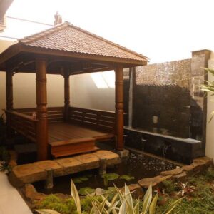 Gazebo Jati Jepara Model Minimalis