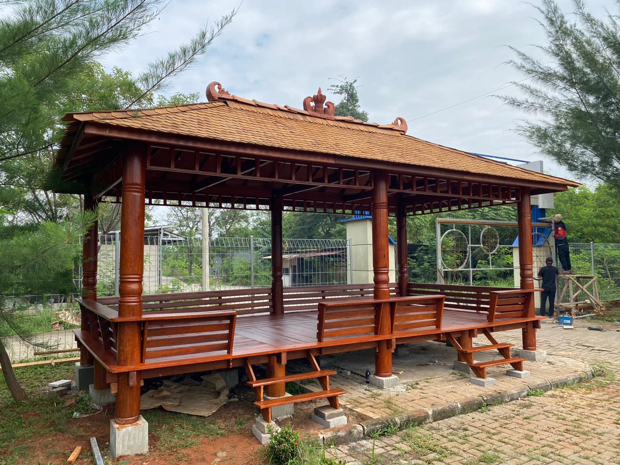 Gazebo 3x6 M Pasang Di Cibitung Bekasi