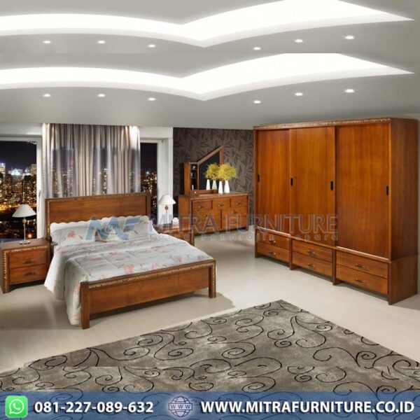 Set Kamar Tidur Jati Terbaru Terlaris