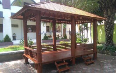 Gazebo Glugu Jepara Ukuran 2×4 Meter