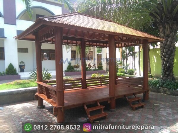 Gazebo Glugu Jepara Ukuran 2x4 Meter