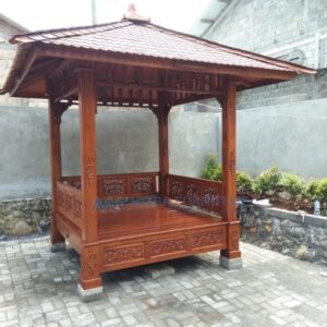 Gazebo Kayu Jati Asli Ukir Jepara