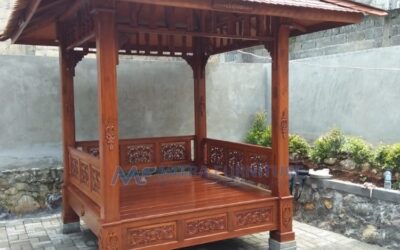 Gazebo Kayu Jati Asli Ukir Jepara