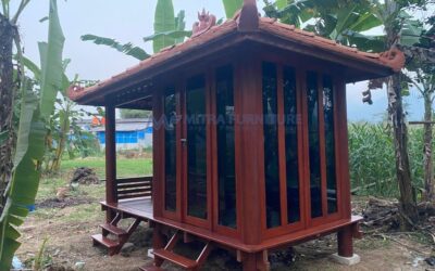 Gazebo Kayu Mushola Minimalis 2×4 Meter
