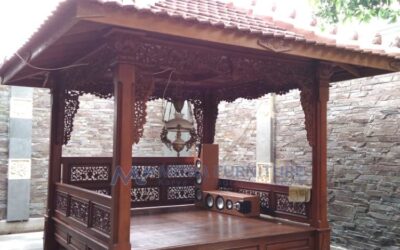 Gazebo Kayu Ukiran Klasik Gebyok Jepara