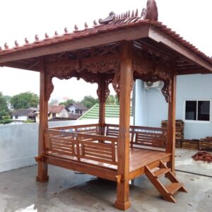 Gazebo Ukir Jepara Gebyok Mewah
