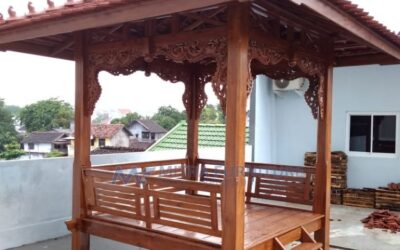 Gazebo Ukir Jepara Gebyok Mewah