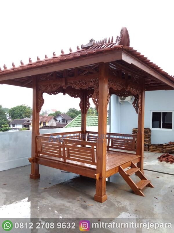 Gazebo Ukir Jepara Gebyok Mewah