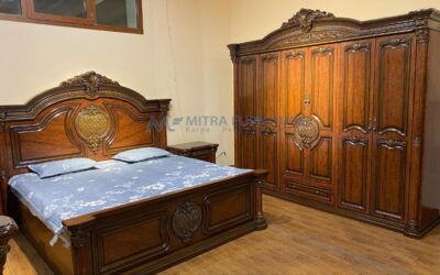 Set Kamar Tidur Kayu Jati Asli Jepara Ukuran King Size