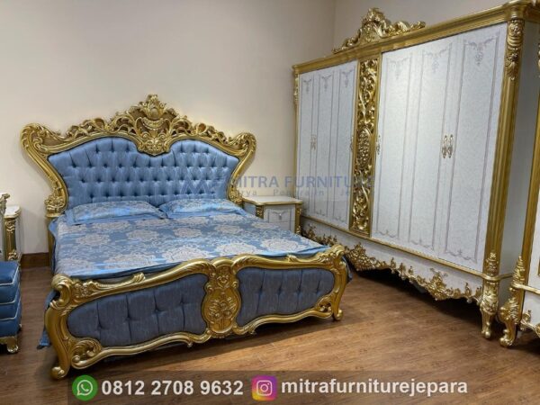 Set Kamar Tidur Luxury Hotel Style Anti Rayap Kayu Solid