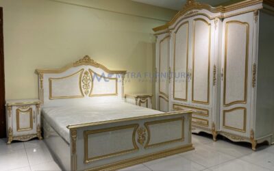 Set Kamar Tidur Minimalis Klasik White Gold