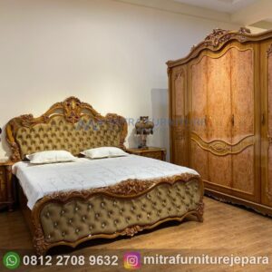Set Kamar Tidur Tema Rustic Industrial