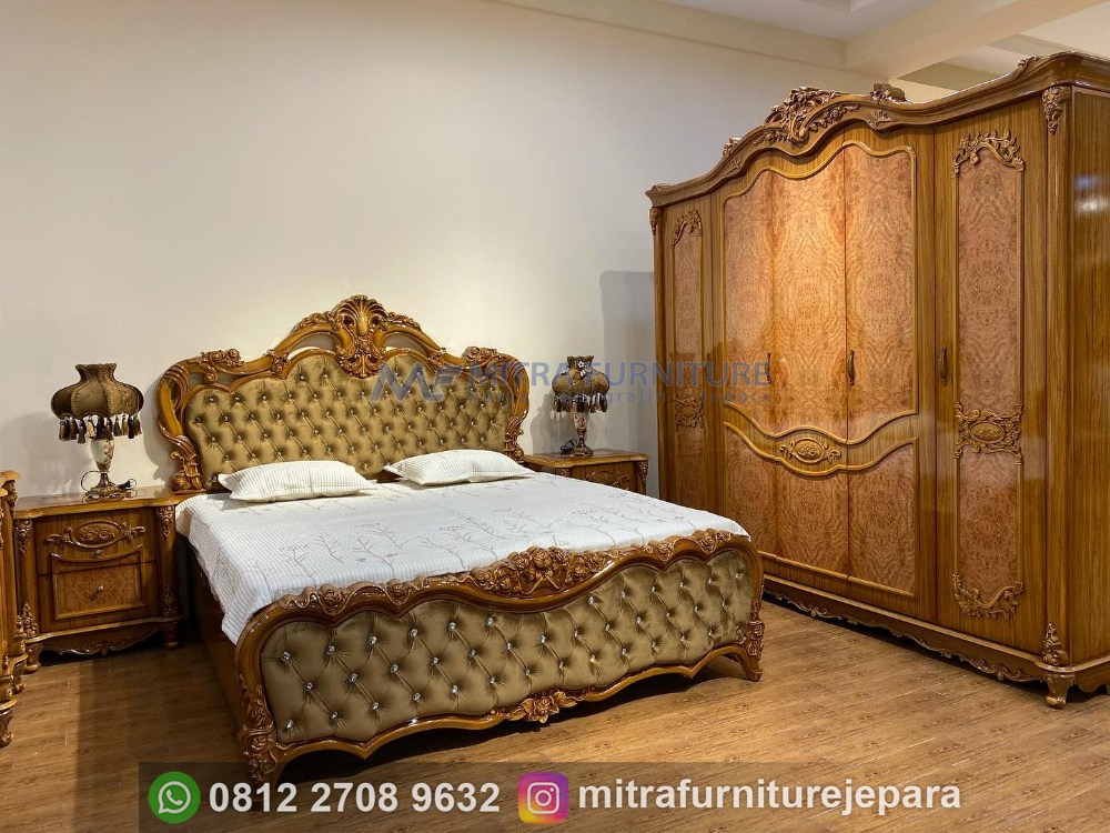 Set Kamar Tidur Tema Rustic Industrial