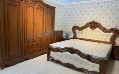 Set Kamar Tidur Warna Pastel Kombinasi Putih