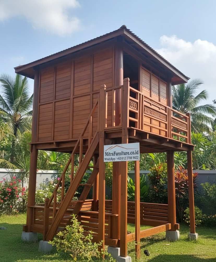 Desain Gazebo Panggung Minimalis untuk Pekarangan di Pekanbaru