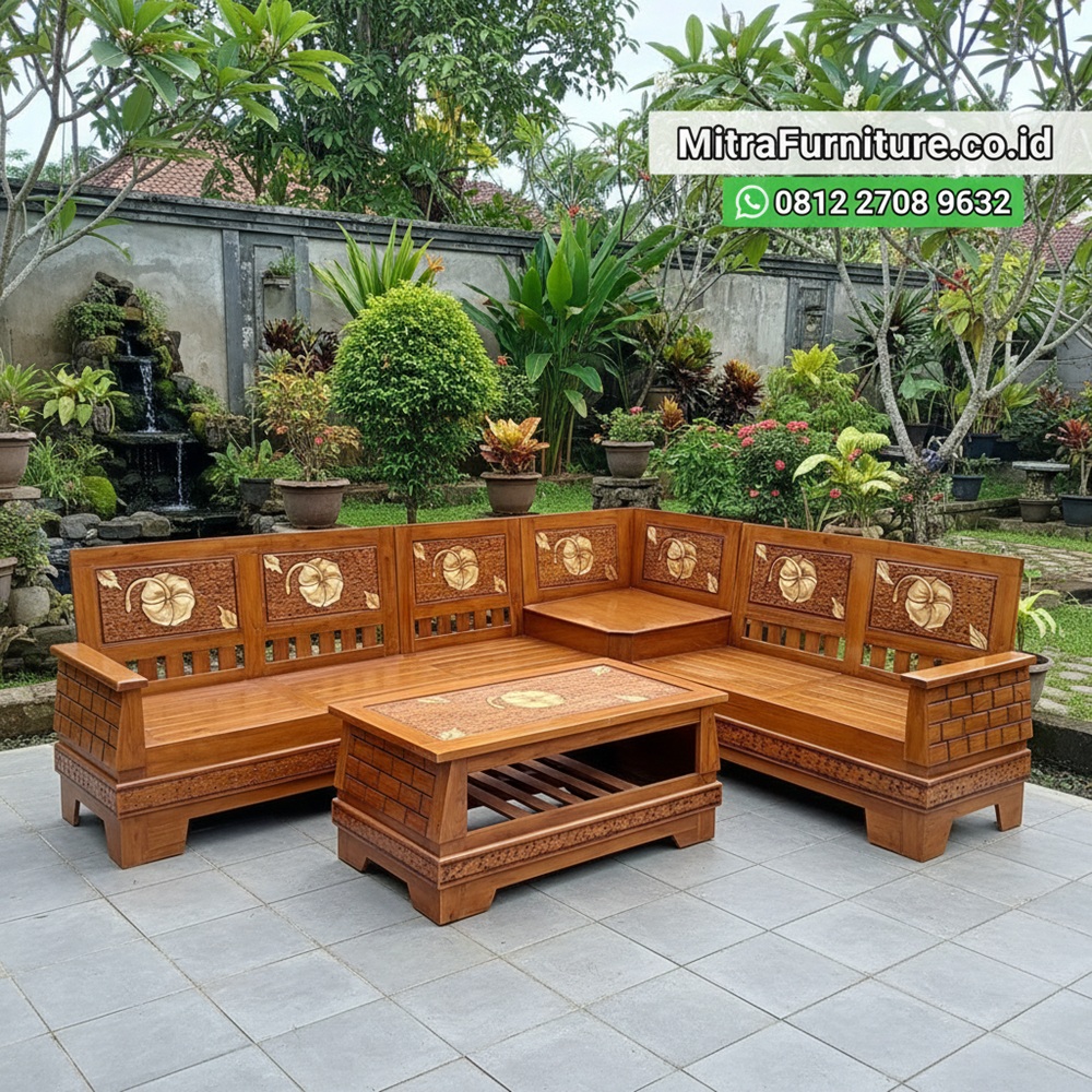 Inspirasi Kursi Tamu Jati Minimalis di Surabaya