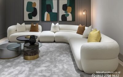 Inspirasi Sofa Sudut Ruang Tamu Minimalis di Batam