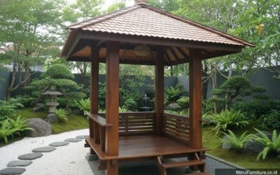 Keunikan Gazebo Jati Tradisional di Banjarmasin