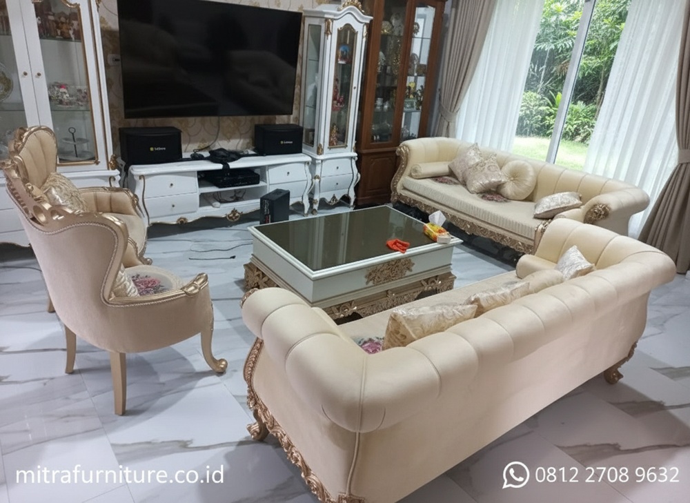 Kursi Jepara Klasik untuk Dekorasi Rumah Mewah di Yogyakarta