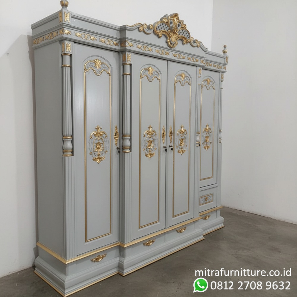 Lemari Jepara Eksklusif untuk Ruang Tamu di Samarinda