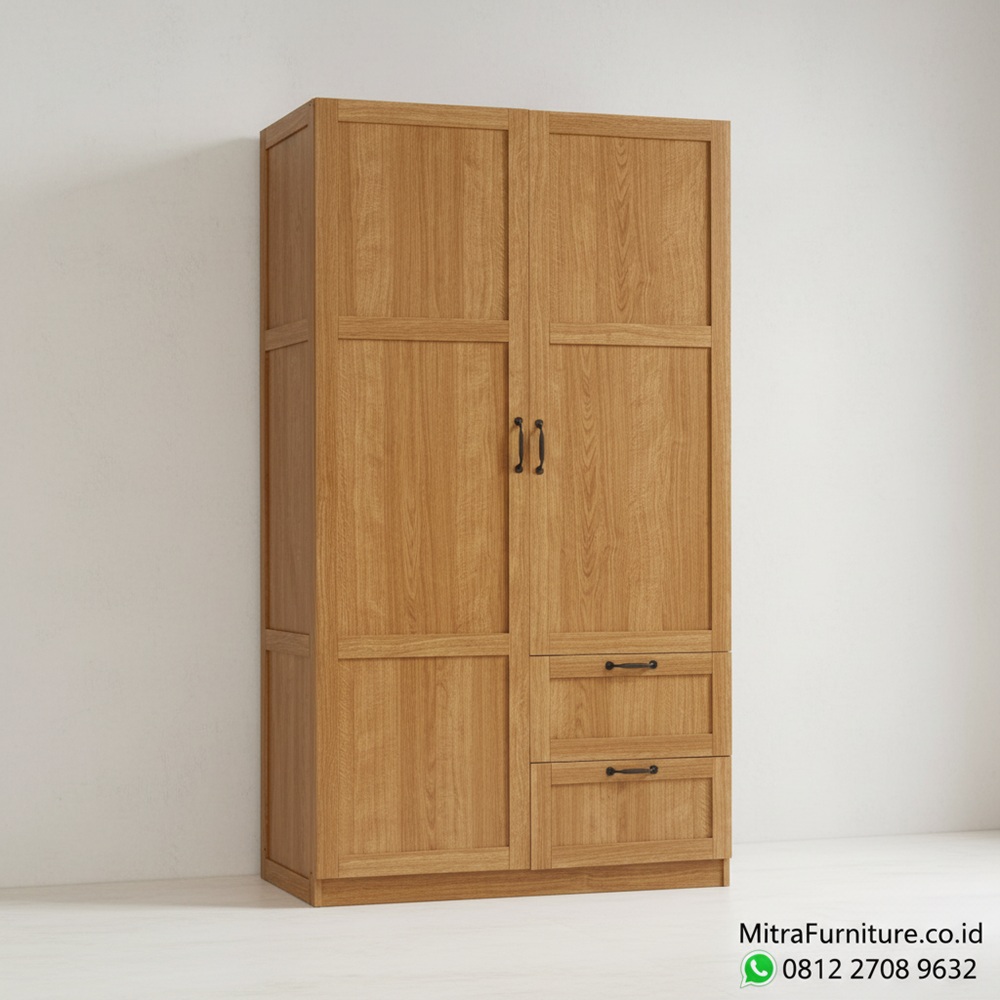 Pilihan Lemari Pakaian 2 Pintu Minimalis untuk Apartemen di Pekanbaru